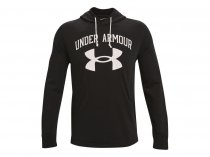 UNDER ARMOUR RIVAL TERRY BIG LOGO HD-BLK 1361559-001