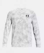 UNDER ARMOUR Rival Terry Nov Crew-WHT 1377186-100