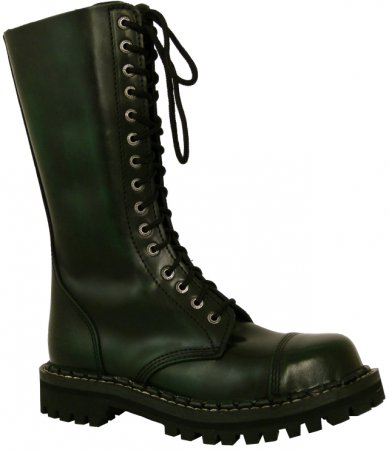 15 drkov boty CAMPILOT Green Black