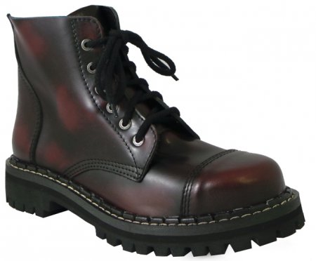 6 drkov boty CAMPILOT Bordo Black