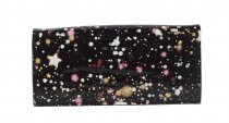 Peněženka KH- č.1000 hvězdy hnědo-černé