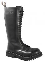 20 d�rkov� boty STEEL Black ZIP