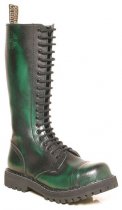 20 dírkové boty STEEL Green