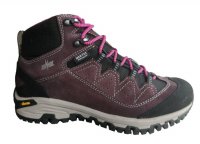 LOMER 4948 SELLA HIGH MTX Suede Burgundy Vysoké dámské trekové boty