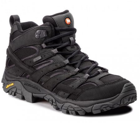 MERRELL MOAB 2 SMOOTH MID WTPF black J42503