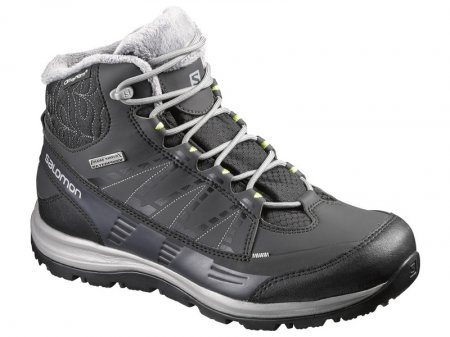 SALOMON L39059100 KAINA CS WP 2BLACK/ASPHALT/FLASHY-X